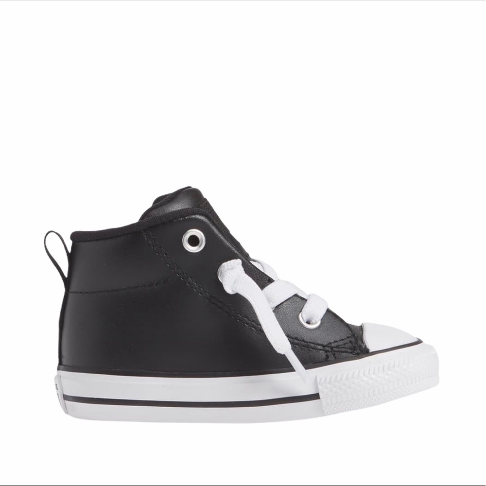 Converse โข๏ธ โช All Star Mid Top Leather Sneaker โช - Picture 3 of 16